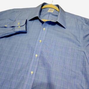 Brooks Brothers Men's Regent Blue Dress Shirt Size‎ 16.5